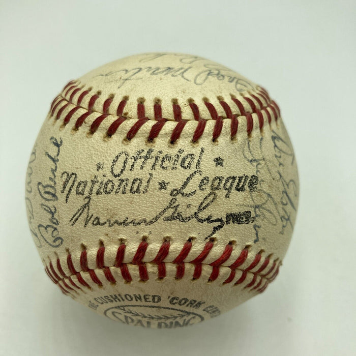 Ernie Banks 1964 Chicago Cubs Team Signed National League Baseball