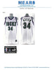 Ray Allen Game Used Team Issued Signed 1999 Milwaukee Bucks Jersey PSA & MEARS