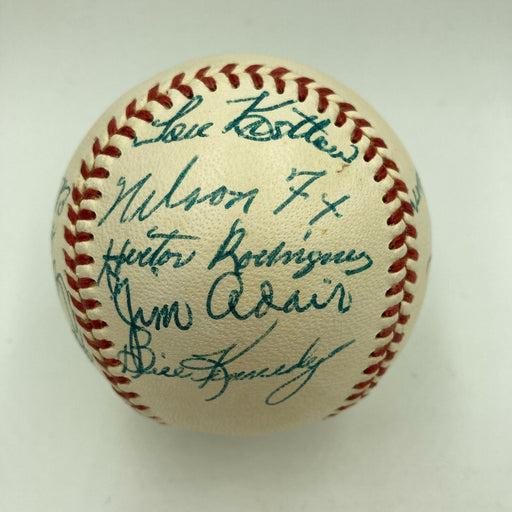 Beautiful 1952 Chicago White Sox Team Signed Baseball With Nellie Fox JSA COA