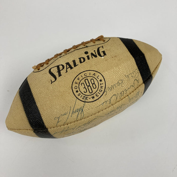 1963 New York Giants East Division Champs Team Signed Football