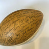 1973 Texas Longhorns SWC Champions Team Signed Football 60+ Sigs JSA COA