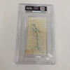 Pete Maravich "Pistol Pete" Signed Cut Signature Auto PSA DNA Certified