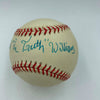 Carl "The Truth" Williams Signed Autographed AL Baseball With JSA COA Boxing
