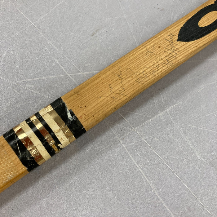 1978-79 Edmonton Oilers Team Signed Hockey Stick Wayne Gretzky Rookie Era BAS