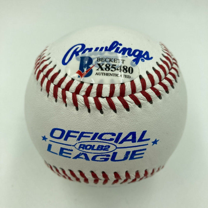 George Clooney Signed Autographed Official League Baseball Beckett COA Celebrity