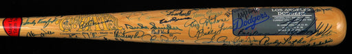 The Finest Brooklyn Los Angeles Dodgers Hall Of Fame Signed Bat 73 Sigs! PSA DNA