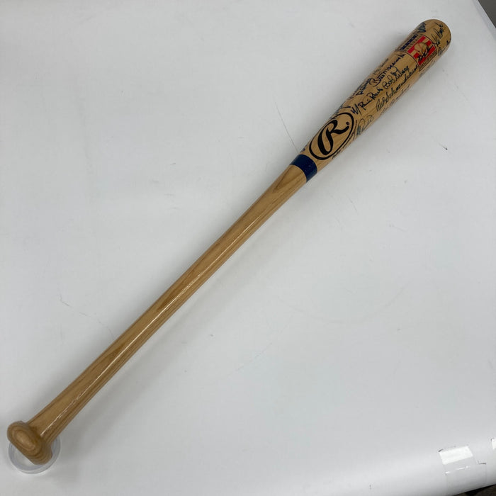 Beautiful Sandy Koufax Hall Of Fame Multi Signed Bat 45 Sigs Beckett COA