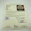 Beautiful Nolan Ryan Signed Heavily Inscribed Career STAT Baseball JSA COA