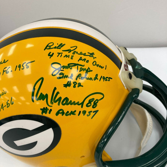 Green Bay Packers Legends Signed Full Size Helmet 15 Sigs JSA COA