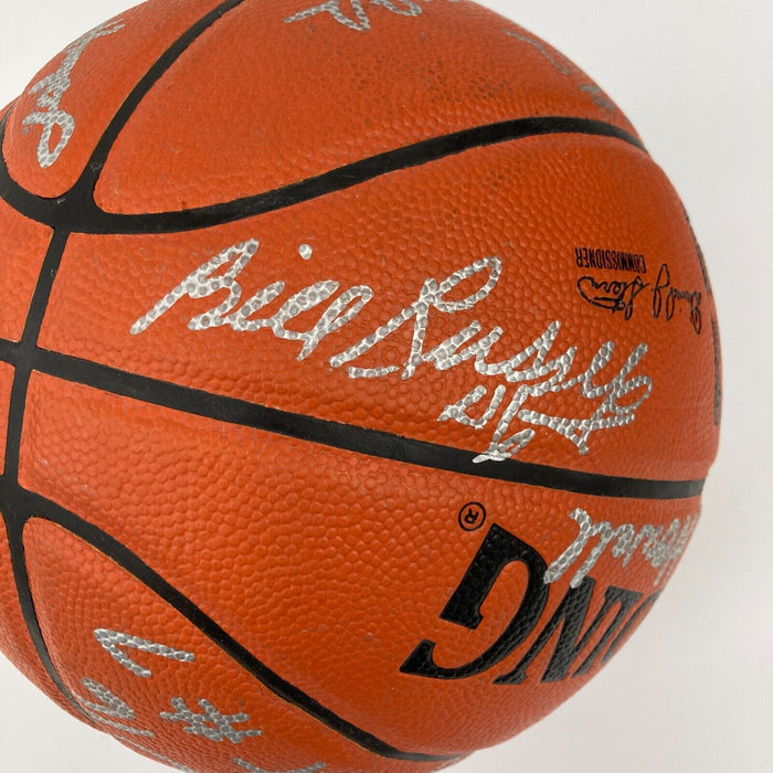 1968-1969 Boston Celtics NBA Champs Team Signed Basketball Bill Russell JSA COA