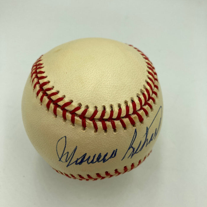 Maurice Richard Single Signed Baseball NHL HOF Montreal Canadiens JSA COA RARE