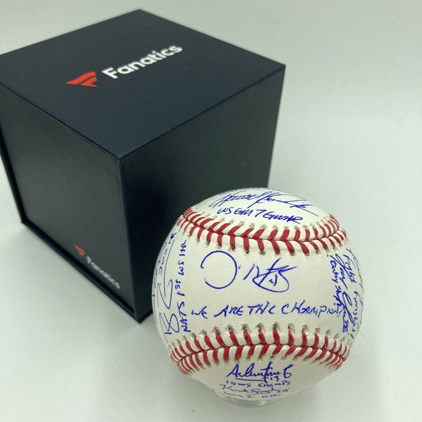 2019 Washington Nationals World Series Champs Team Signed Baseball Fanatics Holo