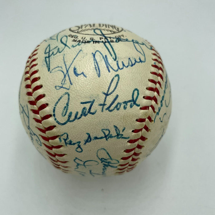 Beautiful 1961 St. Louis Cardinals Team Signed Baseball PSA DNA COA