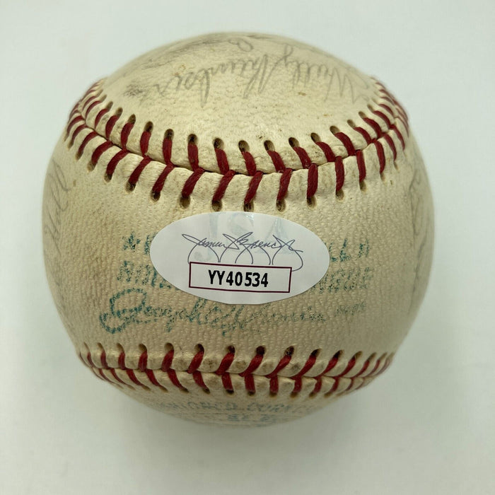 1966 Baltimore Orioles World Series Champs Team Signed Baseball JSA COA