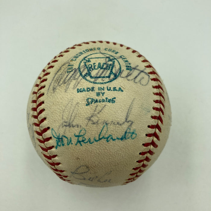 1971 Boston Red Sox Team Signed AL Baseball Carl Yastrzemski JSA COA