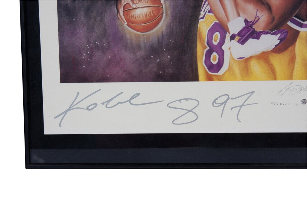 Stunning Kobe Bryant Signed 1997 Rookie Signed Large 18x24 Litho Photo PSA DNA