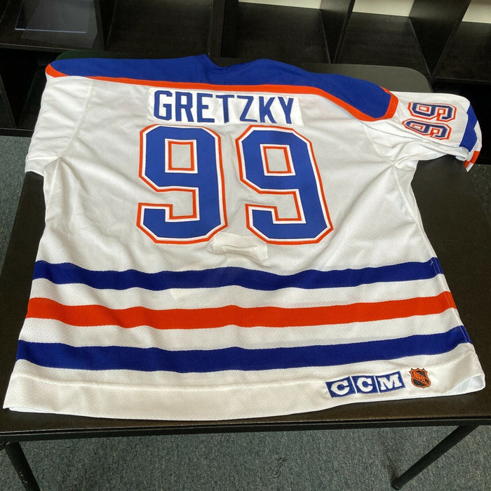 Wayne Gretzky Signed Authentic CCM Edmonton Oilers Game Model Jersey JSA COA