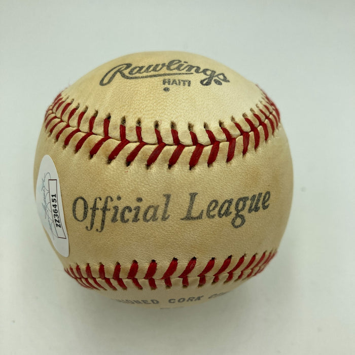 Waite Hoyt Single Signed Official League Baseball JSA COA RARE