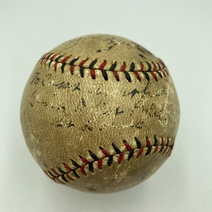 1931 World Series Game Used Baseball Signed By Bill Klem & Bill Mcgowan JSA COA