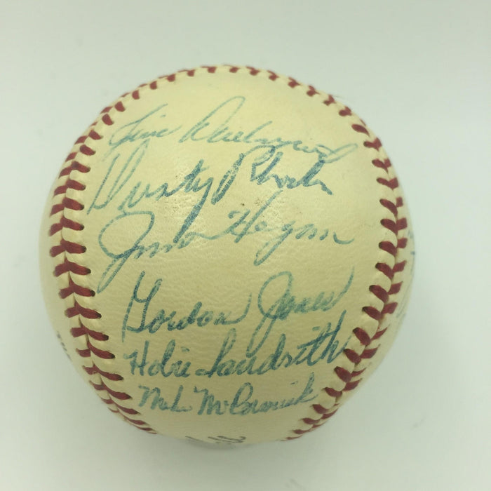 The Finest 1959 San Francisco Giants Team Signed Baseball Willie Mays PSA DNA