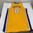 Kobe Bryant Signed 1999 Finals Los Angeles Lakers Pro Cut Jersey Beckett & PSA