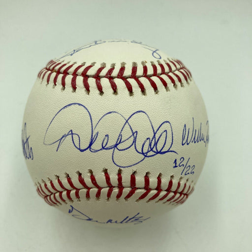 Beautiful Derek Jeter New York Yankees Captains Signed MLB Baseball Steiner COA