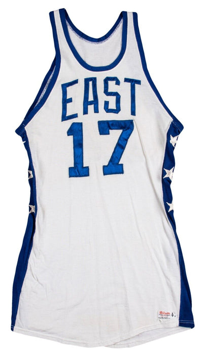 John Havlicek 1966 First All-Star Game Used Signed Uniform Jersey MEARS A10 COA