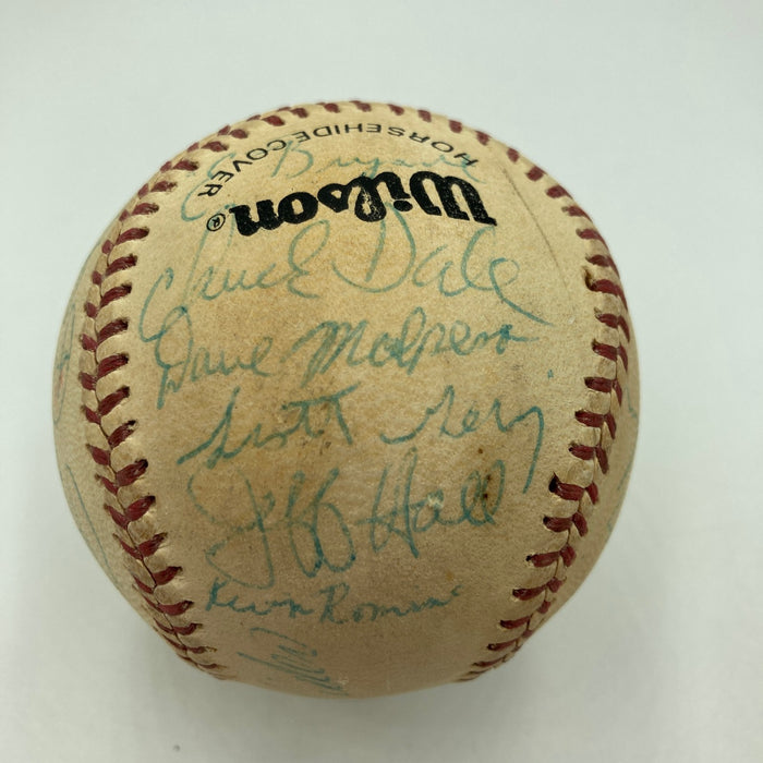 Roger Clemens Pre Rookie 1983 New Britain Red Sox Team Signed Baseball JSA COA