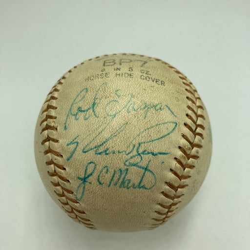 Nolan Ryan Vintage 1969 New York Mets Multi Signed Baseball JSA Certified