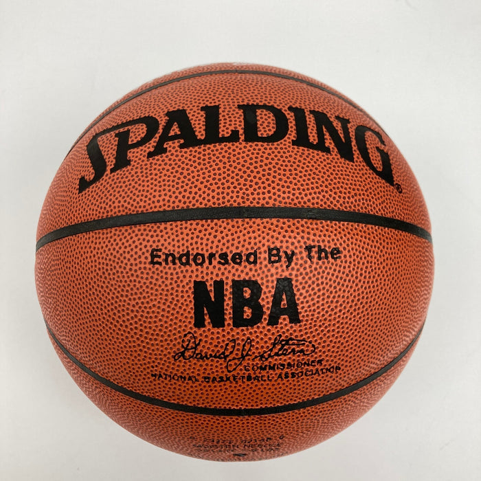 Magic Johnson Signed Spalding NBA Basketball JSA COA