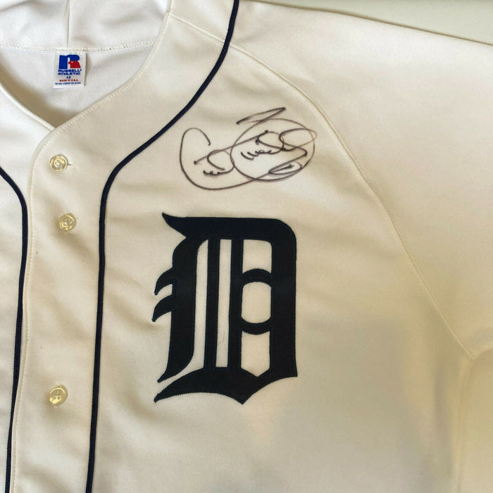 Cecil Fielder Signed Authentic 1990's Detroit Tigers Game Model Jersey JSA COA