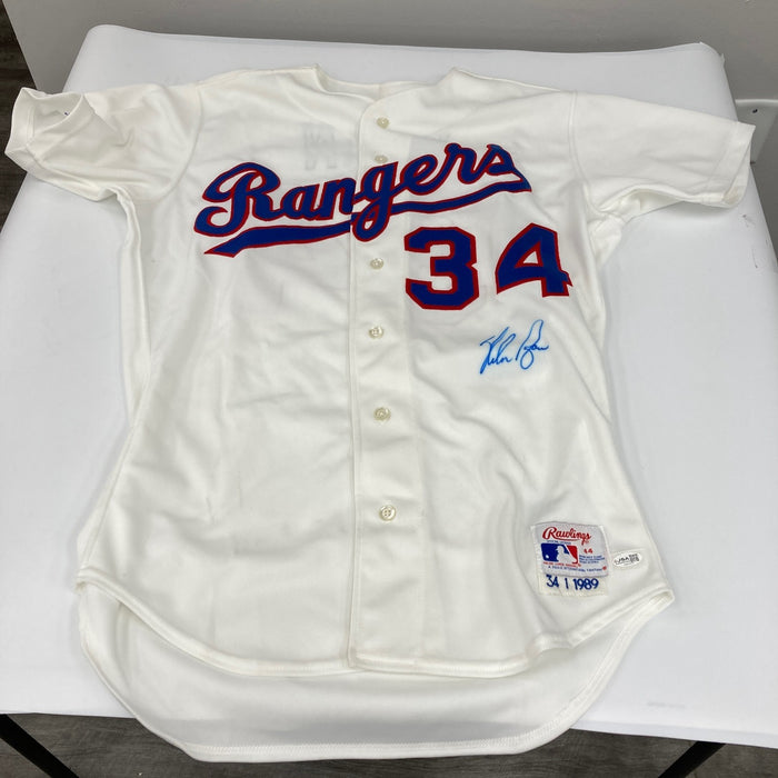 Nolan Ryan Signed 1989 Authentic Game Model Texas Rangers Jersey With JSA COA
