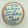 Yogi Berra & Whitey Ford 1950's Yankees Greats Signed Baseball 18 Sigs PSA DNA