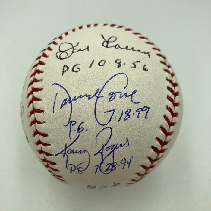 Sandy Koufax Randy Johnson Perfect Game Pitchers Signed Baseball 11 Sigs JSA COA