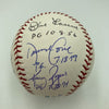 Sandy Koufax Randy Johnson Perfect Game Pitchers Signed Baseball 11 Sigs JSA COA