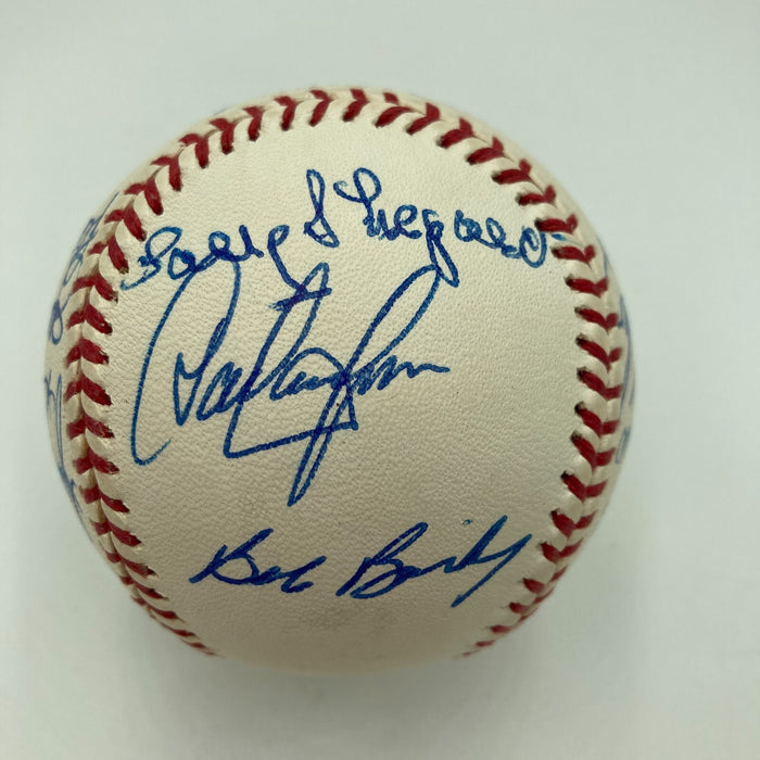 1976 Cincinnati Reds World Series Champs Team Signed Baseball Beckett COA