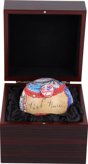 Babe Ruth Signed Charles Fazzino Hand Painted Pop Art Baseball JSA COA 1/1