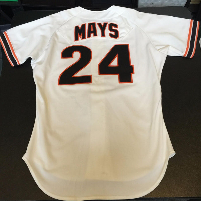 Willie Mays Signed Authentic San Francisco Giants Game Issued Jersey JSA COA