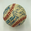 Hall Of Fame Multi Signed Baseball 33 Sigs Hank Aaron JSA COA