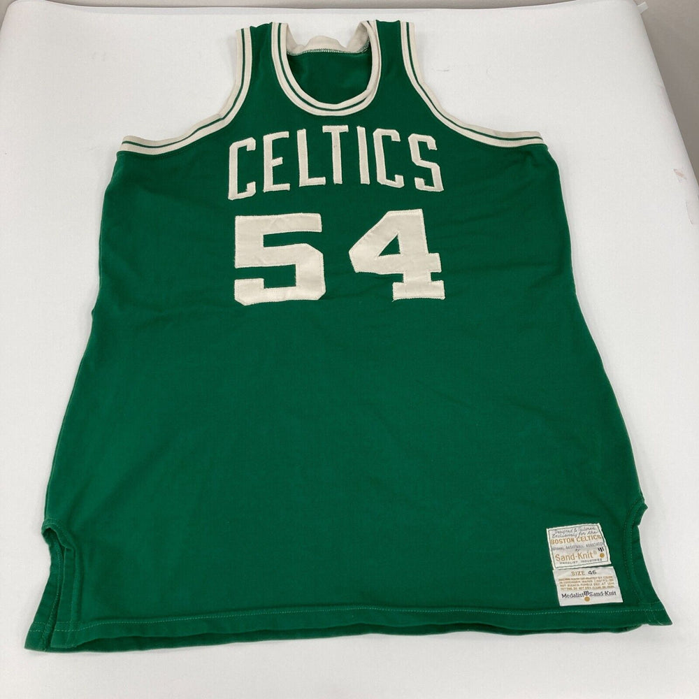 Zaid Abdul Aziz Don Smith Game Used 1978 Boston Celtics Sand-Knit Jersey