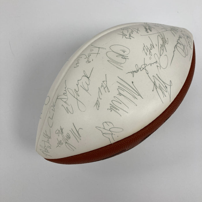 1993 San Francisco 49ers NFC West Champs Team Signed Football Jerry Rice JSA COA