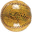 Babe Ruth Ty Cobb Walter Johnson HOF Signed 1922 American League Baseball PSA
