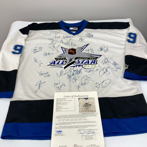 1999 NHL All Star Game Team Signed Jersey 24 Signatures JSA COA