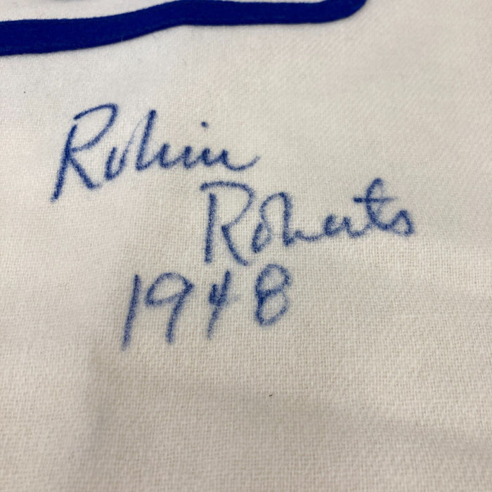 Robin Roberts 1948 Signed Wilmington Blue Rocks Minor League Jersey JSA COA