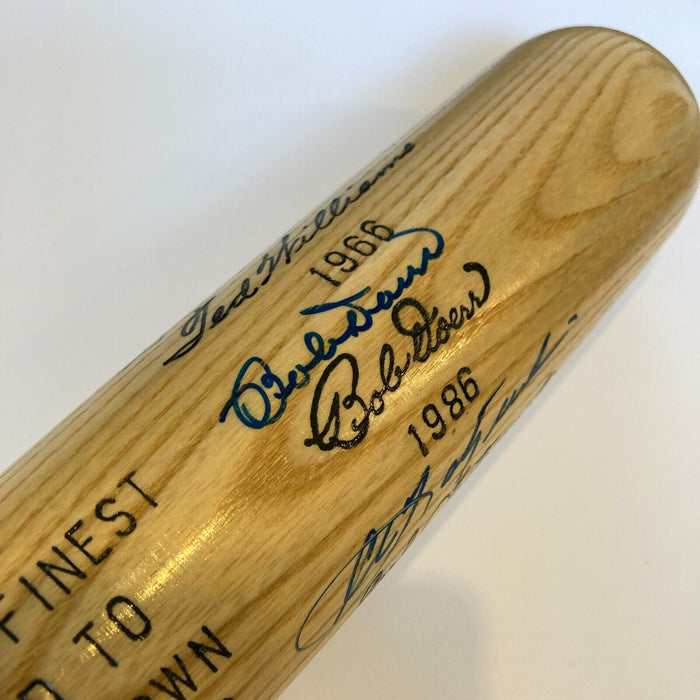 Ted Williams Carl Yastrzemski Boston Red Sox Legends Multi Signed Bat JSA COA