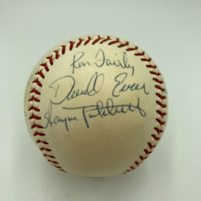 1973 All Star Game National League Team Signed Baseball 21 Sigs With Tom Seaver