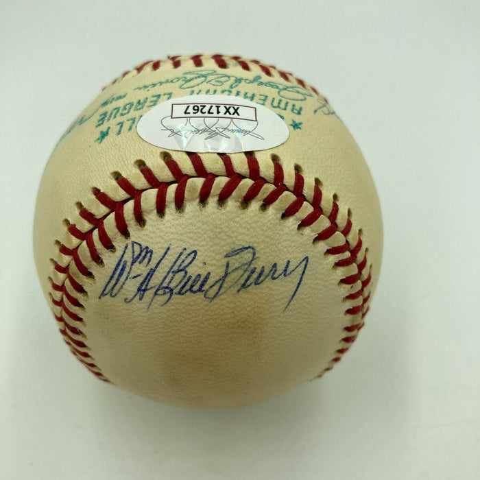 Joe Medwick Sweet Spot Hall Of Fame Multi Signed American League Baseball JSA