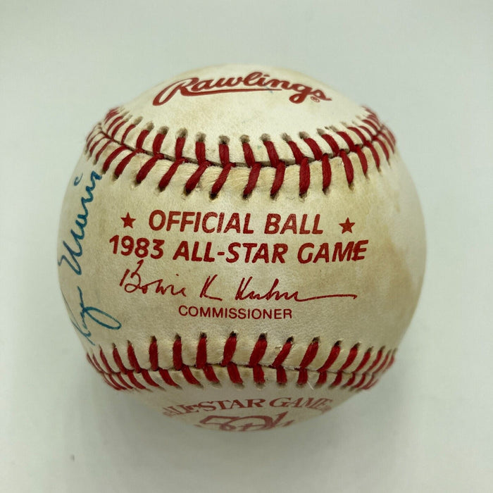 Mickey Mantle & Roger Maris Signed 1983 All Star Game Baseball PSA DNA COA