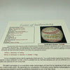 1945 New York Yankees Team Signed American League Harridge Baseball JSA COA