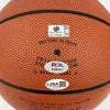 George Mikan Signed Spalding NBA Basketball JSA COA